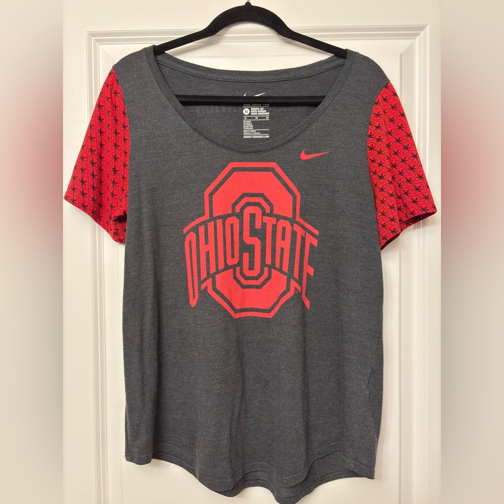 NIKE OHIO STATE LADIES SCOOP NECK TEE XL